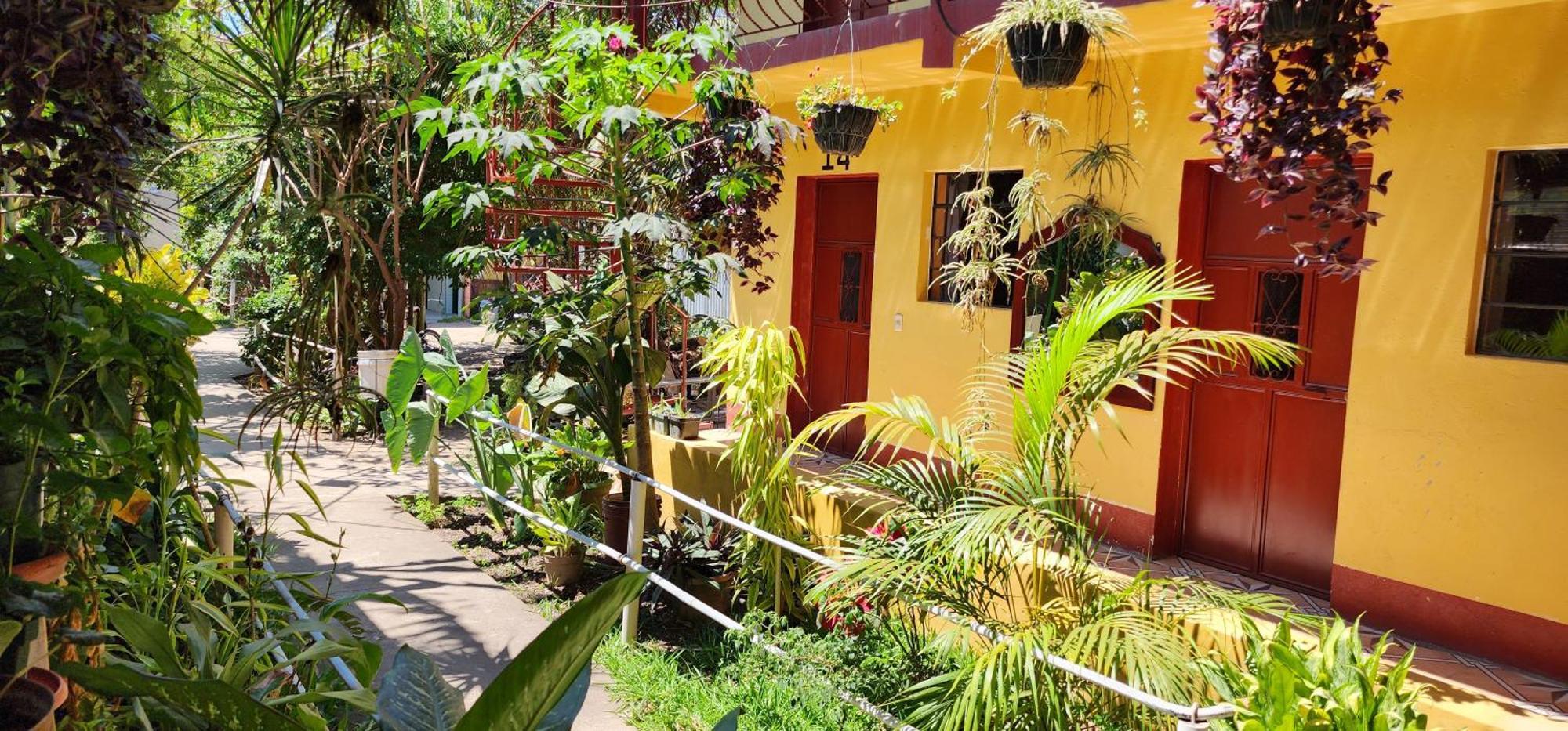 Hospedaje Santo Domingo Panajachel Exteriör bild